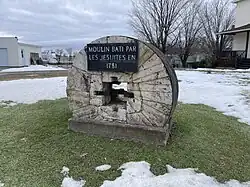 Mill built by the Jesuits in 1781, monument erected by the Historical Society of Saint-Stanislas, road 159[10]