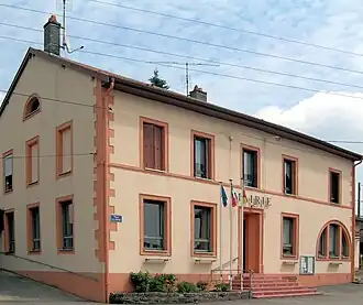 The town hall in Sainte-Barbe