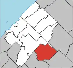 Location within Les Basques RCM