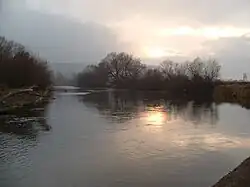Sajó river near Sajószentpéter