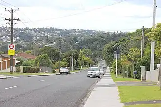 Looking north from Salisbury Road, Birkdale