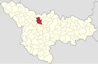 Location in Timiș County
