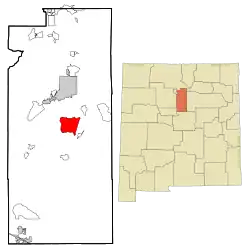 Location of Eldorado at Santa Fe, New Mexico.