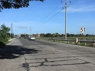 Santiago-Tuguegarao Road, Ramon, Route 51 sign KM341 (Ramon, Isabela; 11-24-2022).jpg