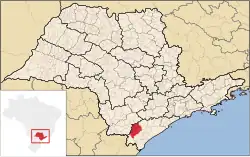 Location in São Paulo state