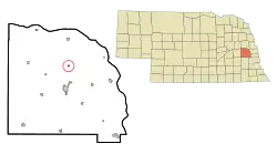 Location of Colon, Nebraska
