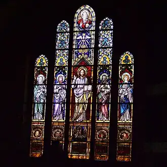 Altar stained glass window