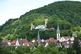 Scherenburg above Gemünden