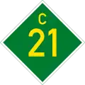 C21 road shield}}