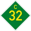C32 road shield}}