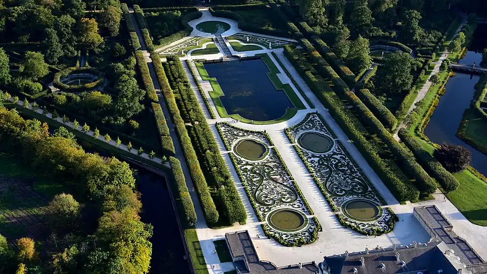 Parterres of Schlosspark, Brühl by Dominique Girard (1728)