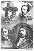 V3 plate B, p 40 Gerard ter Burg. Gabriel Mitzu. Karel de JardynGillis de Hondekoeter.