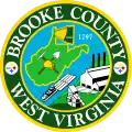 Official seal of Brooke County