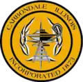 Official seal of Carbondale, Illinois