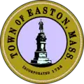 Official seal of Easton, Massachusetts