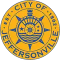Official seal of Jeffersonville, Indiana