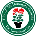 Official seal of McDonough, Georgia