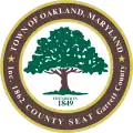 Official seal of Oakland, Maryland