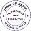 Official seal of Savoy, Massachusetts