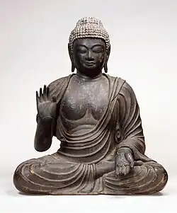 Seated Buddha, Japan, Heian period, 9th－10th century.