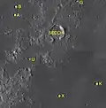 Satellite craters of Secchi