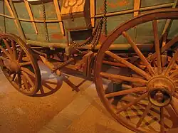 Close-up Conestoga wagon image
