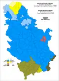 Ethnic structure of Serbia by municipalities 1948.