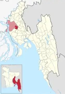 Location of Shahrasti