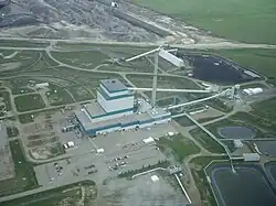 Shand Power Station from above