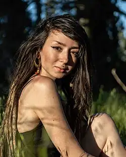 Portrait of Louk outside