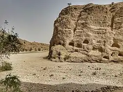 Cave city, also known as Gondrano, in Bela Tehsil