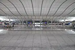 Interior of Shenzhen North railway station, 2012
