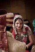 Bride in a Hindu Indian wedding