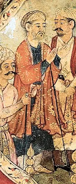 Sikandar_Shah_Suri,_in_front_of_Akbar,_25_July_1557.