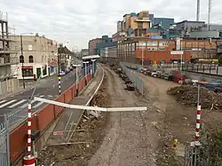 In October 2011 the vegetation and trackbed has been completely cleared and preparation for Crossrail has begun