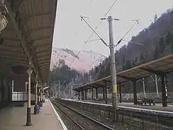 Looking north from platform&nbsp;1
