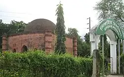 Singair Mosque, viewed from the Bagerhat-Khulna Highway