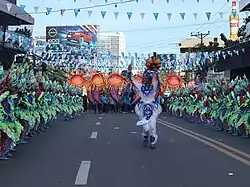 Bais City contingent at the 2025 Sinulog festival 2025 in Cebu City