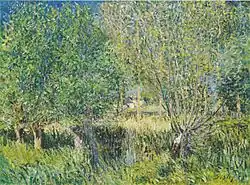 Alfred Sisley: Weiden am Ufer der Orvanne