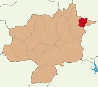 Sivas location Akıncılar