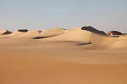 The dunes of the Great Sand Sea near Siwa, Egypt