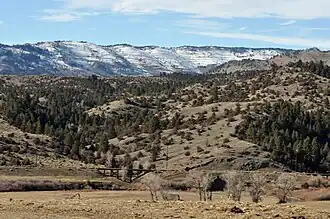 Sixmile Mountain from 16 Mile Creek