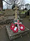 Skegby War Memorial, Near entrance to St Andrews Church