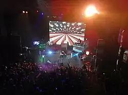 Skinny Puppy during the Live Shapes for Arms tour