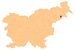 Location of the Municipality of Gorišnica in Slovenia
