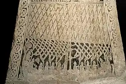 Smiss I picture stone, showing the rigging of a longship