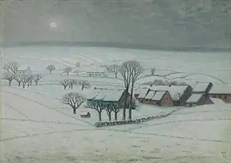 Snow Covered Plains (1911–12), oil on canvas, 68 x 96&nbsp;cm., Kröller-Müller Museum, Otterlo