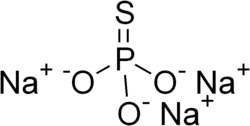 Molecular model of sodium monothiophosphate