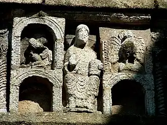 Decoration above the door of the north arm of the transept