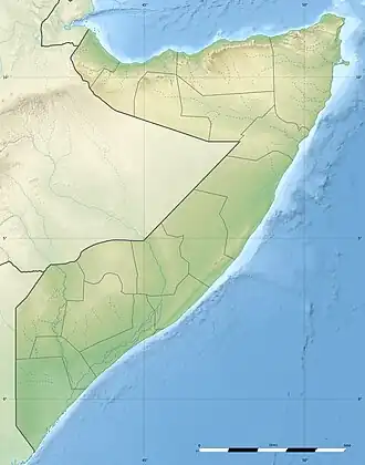 Taleh is located in Somalia